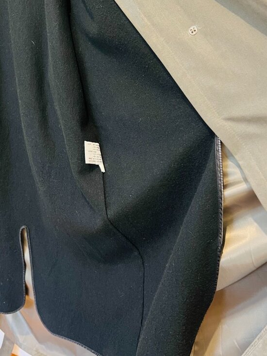 Jones New York Jacket Womens Double Breasted Button Up Trench Coat Size L / 12 P - Picture 11 of 16